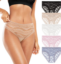 Womens Underwear Lace Panties for Women Briefs Cotton Underwear for Women Pack