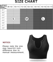 Women’S Padded Sports Bra Yoga Basic V Neck Sleeveless Cropped Tank Tops Suitable for Large Bust