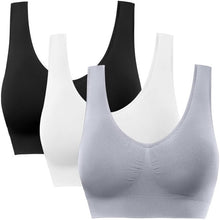 Sports Bras for Women, Seamless Comfortable Yoga Bra with Removable Pads