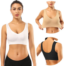 Sports Bras for Women, Seamless Comfortable Yoga Bra with Removable Pads