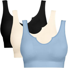 Sports Bras for Women, Seamless Comfortable Yoga Bra with Removable Pads