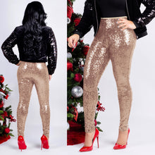 Women's Skinny Leggings Fashoin Sequined Stitching Trousers Party Clubwear Leggins slim  Hip Lifting Long Pants Lady Streetwear