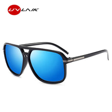 UVLAIK Rectangle Polarized Sunglasses Men Oversized Mirror Driving Sun Glasses Brand Designer Driver Sunglass UV400 Goggles