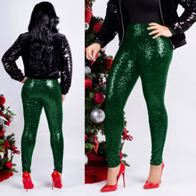 Women's Skinny Leggings Fashoin Sequined Stitching Trousers Party Clubwear Leggins slim  Hip Lifting Long Pants Lady Streetwear