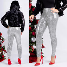 Women's Skinny Leggings Fashoin Sequined Stitching Trousers Party Clubwear Leggins slim  Hip Lifting Long Pants Lady Streetwear