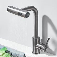 Pull Out Kitchen Faucet With Retractable 3-way Sprayer Single Handle Water Crane Tap for kitchen