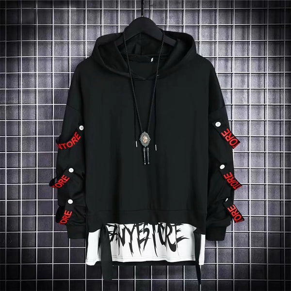 Men'S Sweat-Shirt Long Sleeve Hoodies Letter Print Tracksuit Hip Hop Sweatshirt Fall Winter New In Hoodies & Sweatshirts