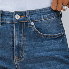 Jean Cargo Pants For Women Stretchy High Waisted Ripped Denim Shorts With Distressed Curled Edge Jean Shorts Pantalones De Mujer