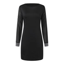 Dresses For Women 2024 Casual Shiny Mesh Long Sleeve Body Slim Dress Crewneck Elegant Dresses For Wedding Guest Woman Clothing