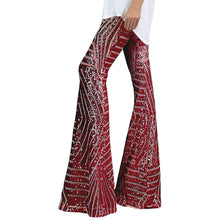 Fashion Shiny High Waist Wide Leg Pants Women Sequins Wide Leg Pants Flared Trousers Disco Dance Party Y2k Style Streetwear