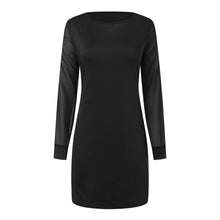 Dresses For Women 2024 Casual Shiny Mesh Long Sleeve Body Slim Dress Crewneck Elegant Dresses For Wedding Guest Woman Clothing