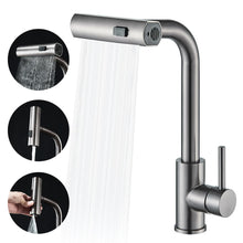 Pull Out Kitchen Faucet With Retractable 3-way Sprayer Single Handle Water Crane Tap for kitchen