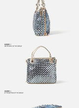 Denim Bags for Women Shoulder Bag Tote Bag with Diamond Jean Handbag Crystal Crossbody Bag