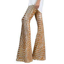 Fashion Shiny High Waist Wide Leg Pants Women Sequins Wide Leg Pants Flared Trousers Disco Dance Party Y2k Style Streetwear