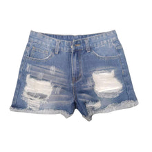 New High Waist Holes Ripped Denim Shorts Female Summer Korean Rolled  Wide Leg Loose Plus Size Jean Shorts Women's Denim Shorts