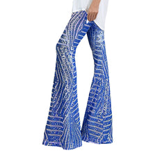 Fashion Shiny High Waist Wide Leg Pants Women Sequins Wide Leg Pants Flared Trousers Disco Dance Party Y2k Style Streetwear