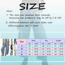 Women Baggy Wide Leg Jeans Barrel Boyfriend Cropped Hem Denim Pants Womens Jean Sweat Pants