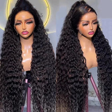 200% Density 13x6 Deep Wave Lace Front Wigs Human Hair 13x4 Hd Lace Frontal Wigs Pre Plucked For Women