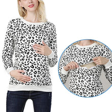 Maternity Nursing Sweatshirt 100% Cotton Winter Maternity Clothes T-shirt Breastfeeding Tops Hoodie Sweater For Pregnant Women