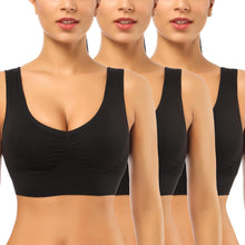 Sports Bras for Women, Seamless Comfortable Yoga Bra with Removable Pads