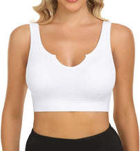 Sports Bras for Women, Seamless Comfortable Yoga Bra with Removable Pads