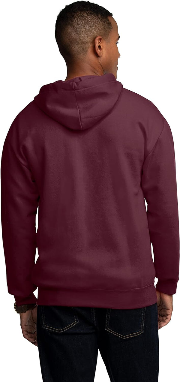 Men'S Eversoft Fleece Hoodies, Moisture Wicking & Breathable, Full Zip Hooded Sweatshirt