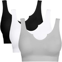 Sports Bras for Women, Seamless Comfortable Yoga Bra with Removable Pads