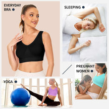 Sports Bras for Women, Seamless Comfortable Yoga Bra with Removable Pads